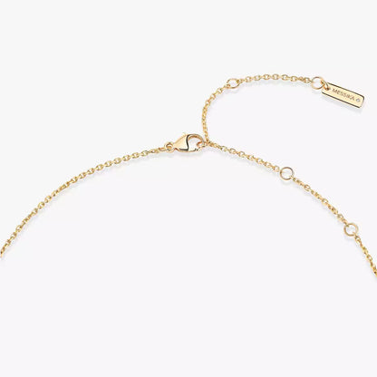 [Dawnora Jewelry]Lucky Eye Diamond Necklace in  Gold and Turquoise