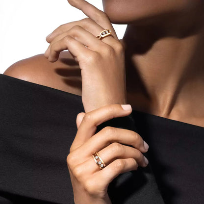 [Dawnora Jewelry] MoveGold Diamond Ring