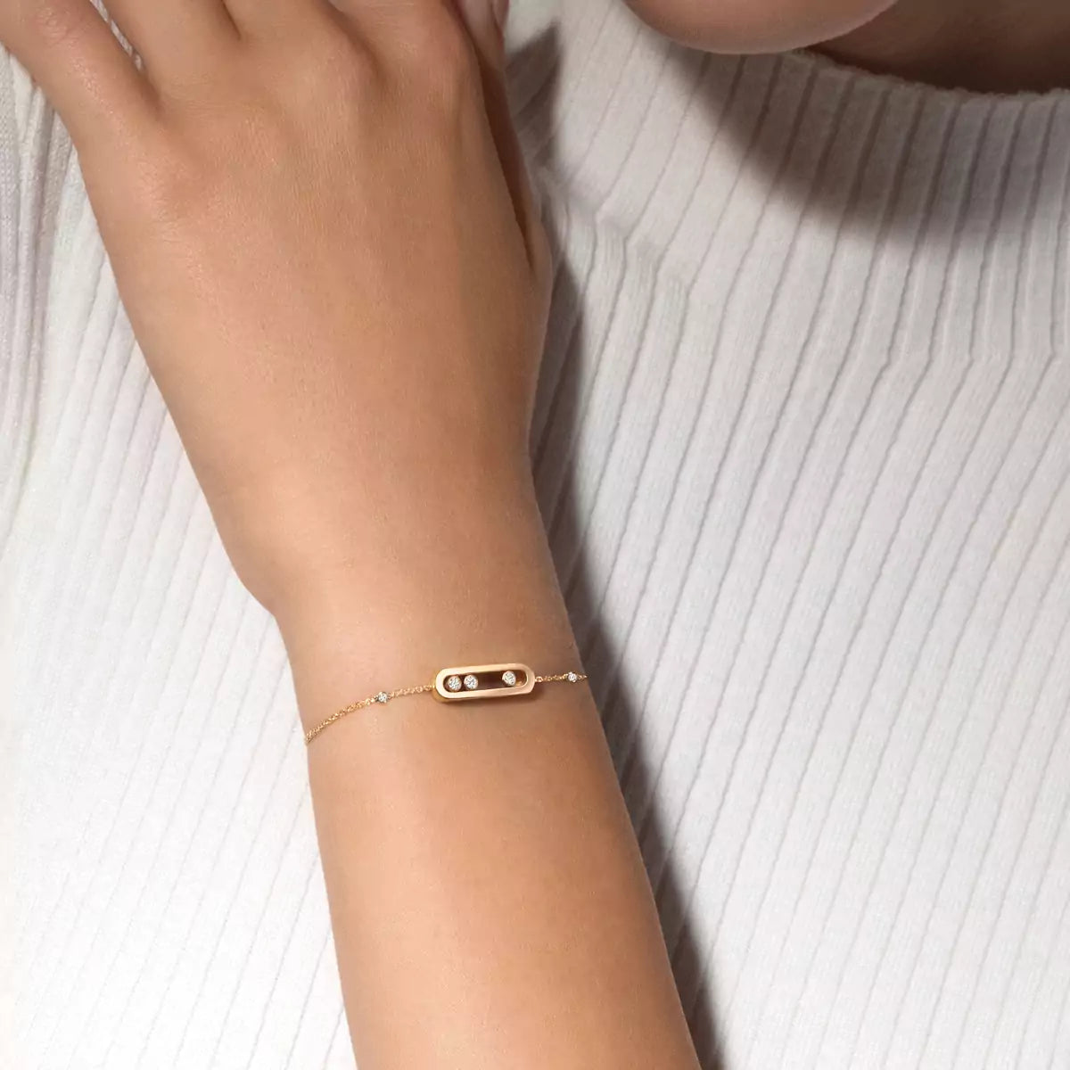 [Dawnora Jewelry]Baby Move Diamond Bracelet