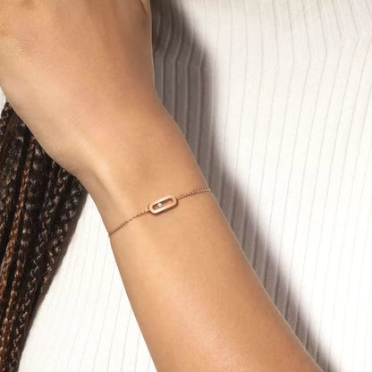 [Dawnora Jewelry]Move Uno Diamond Bracelet