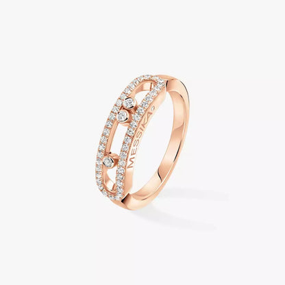 [Dawnora Jewelry] Baby Move Gold Diamond Pave_ Ring