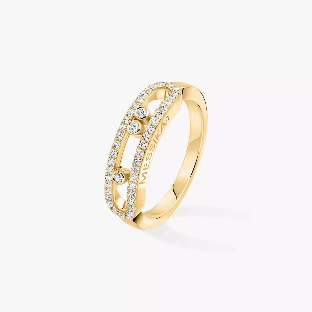 [Dawnora Jewelry] Baby Move Gold Diamond Pave_ Ring