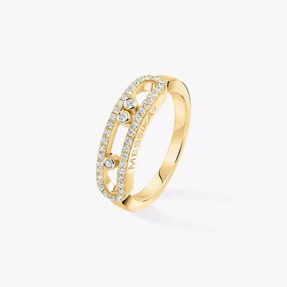 [Dawnora Jewelry] Baby Move Gold Diamond Pave_ Ring