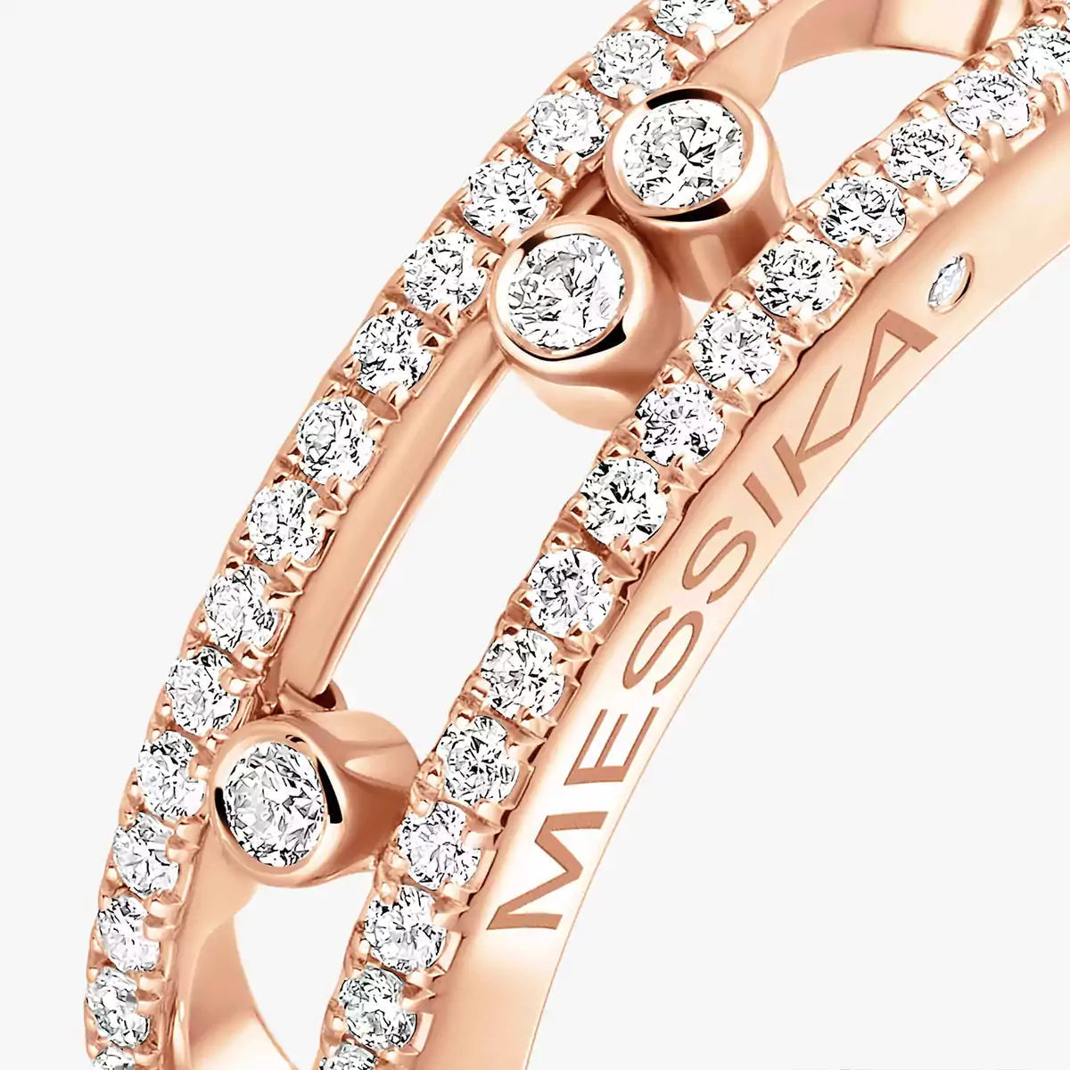 [Dawnora Jewelry] Baby Move Gold Diamond Pave_ Ring