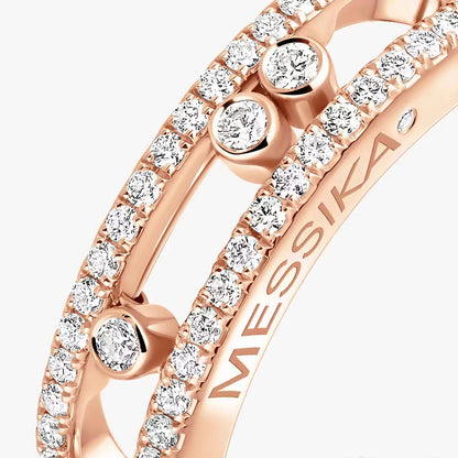 [Dawnora Jewelry] Baby Move Gold Diamond Pave_ Ring