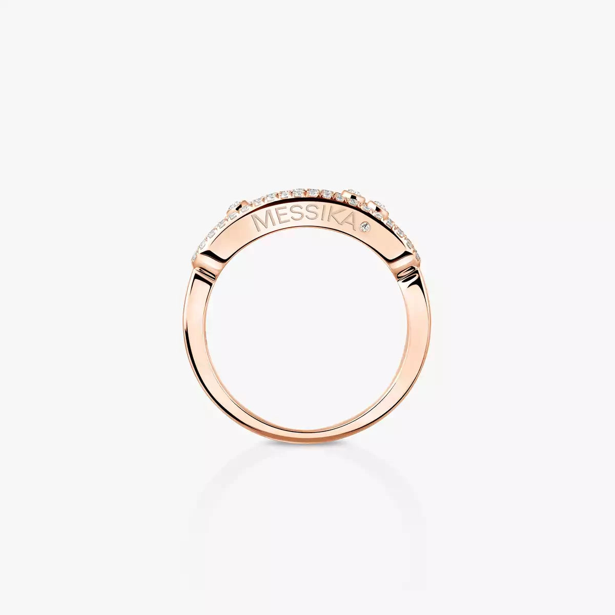 [Dawnora Jewelry] Baby Move Gold Diamond Pave_ Ring