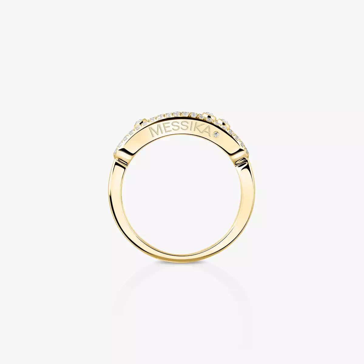 [Dawnora Jewelry] Baby Move Gold Diamond Pave_ Ring