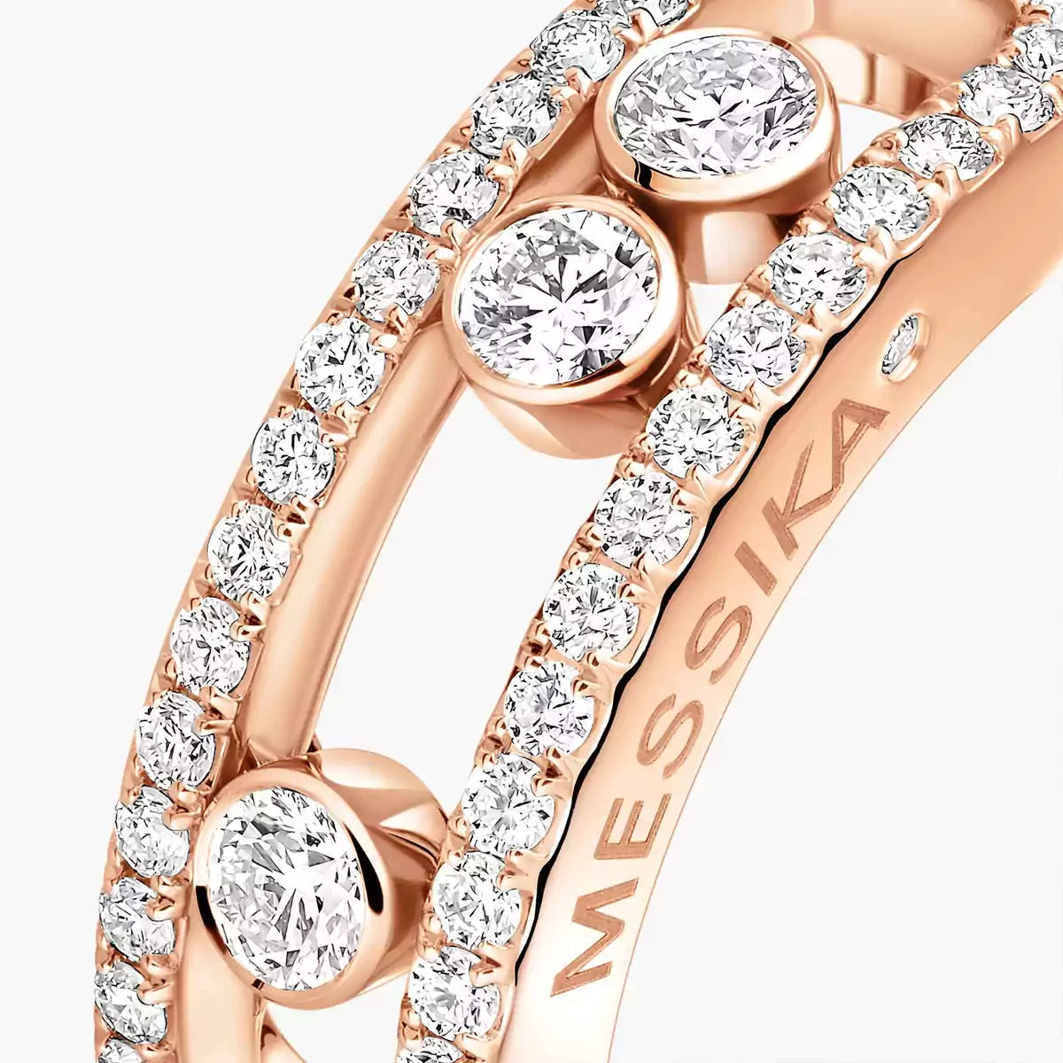 [Dawnora Jewelry] Move Gold Diamond Pave_ Ring