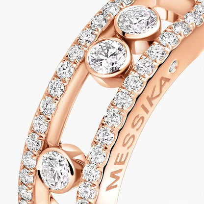 [Dawnora Jewelry] Move Gold Diamond Pave_ Ring