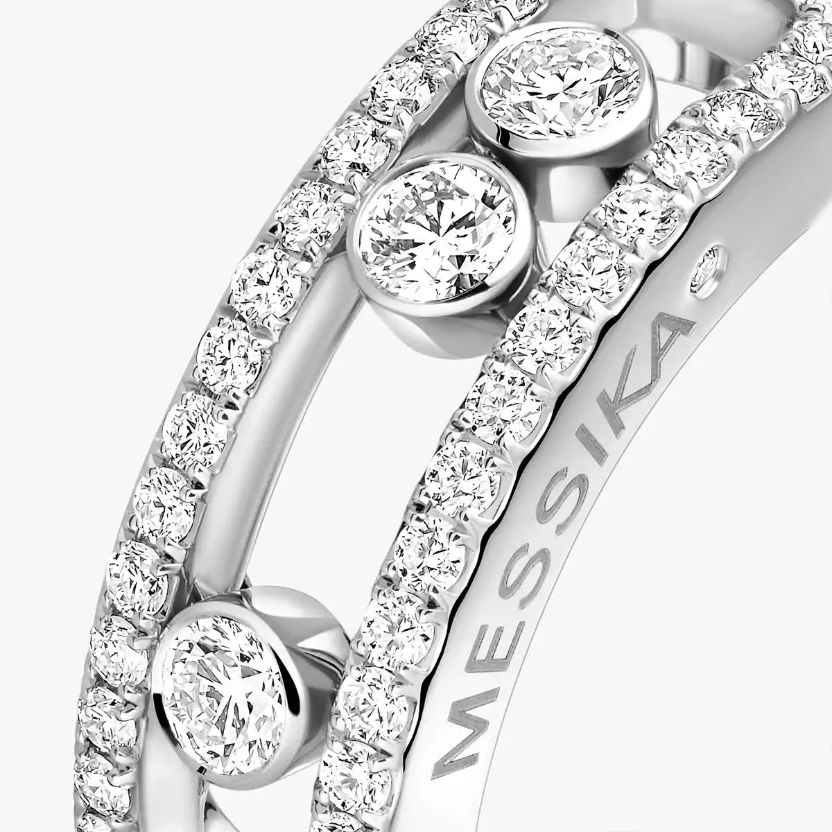 [Dawnora Jewelry] Move Gold Diamond Pave_ Ring