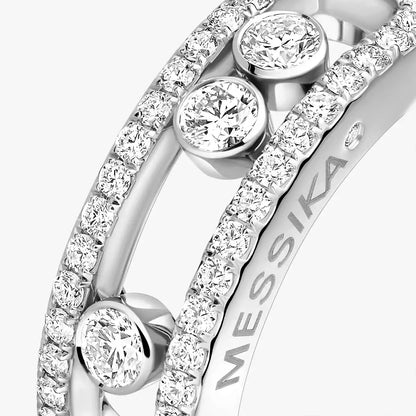 [Dawnora Jewelry] Move Gold Diamond Pave_ Ring