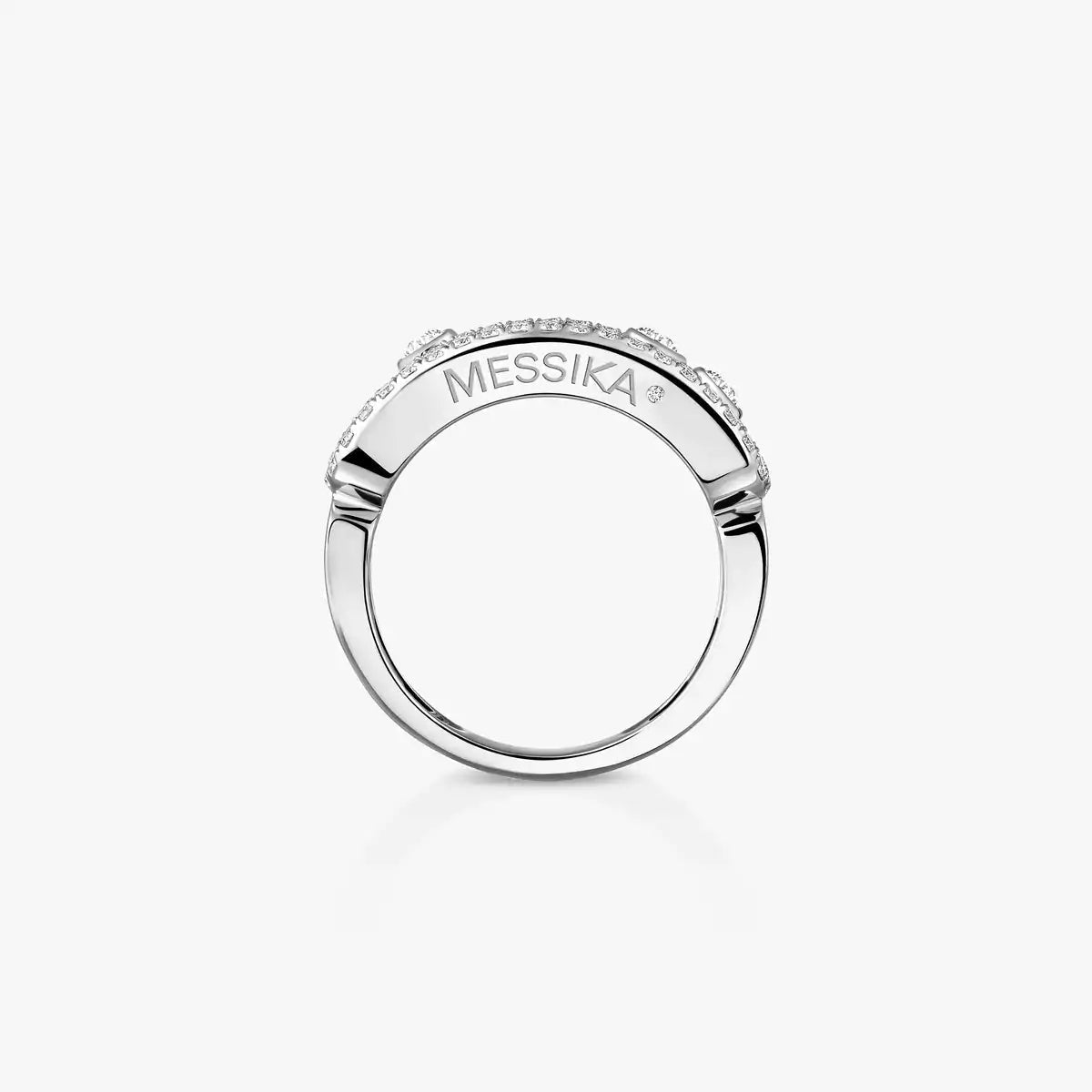 [Dawnora Jewelry] Move Gold Diamond Pave_ Ring