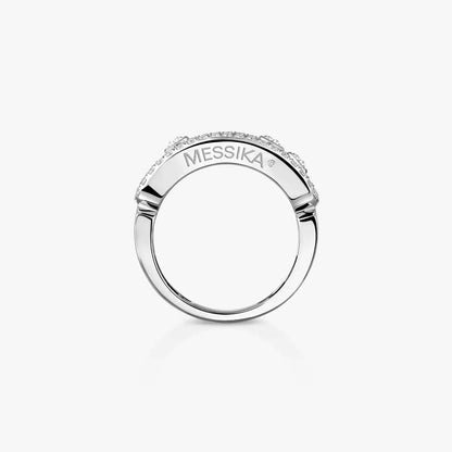 [Dawnora Jewelry] Move Gold Diamond Pave_ Ring