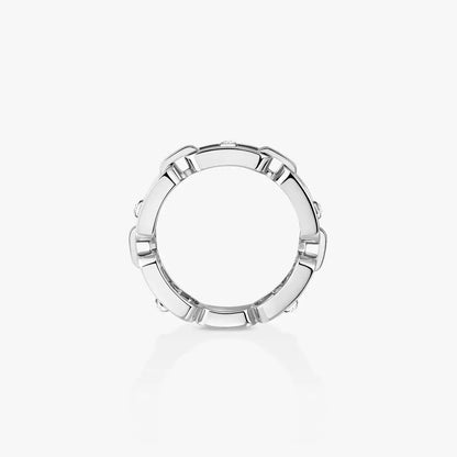 [Dawnora Jewelry]Move Link Pave_-Set Diamond Ring