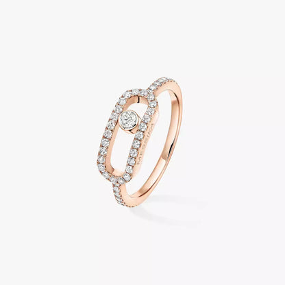 [Dawnora Jewelry]Move Uno Diamond Ring in Gold