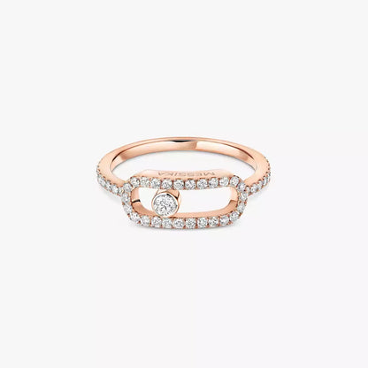 [Dawnora Jewelry]Move Uno Diamond Ring in Gold