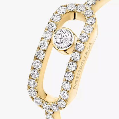 [Dawnora Jewelry]Move Uno Diamond Ring in Gold