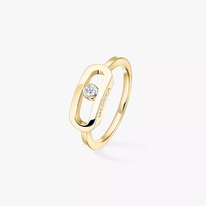 [Dawnora Jewelry]Move Uno Diamond Ring in Gold