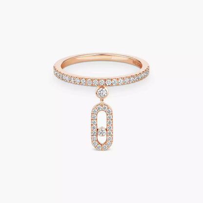 [Dawnora Jewelry]Move Uno Diamond Ring