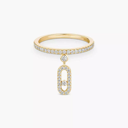 [Dawnora Jewelry]Move Uno Diamond Ring