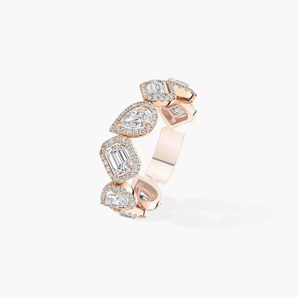 [Dawnora Jewelry]Diamond Wedding Ring My Twin