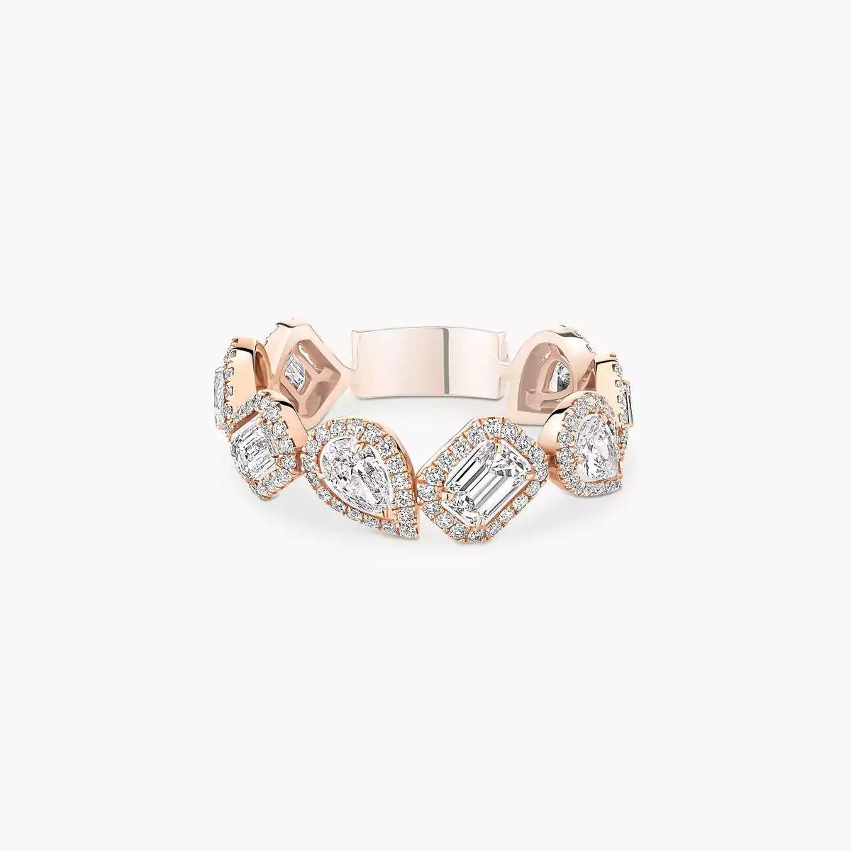 [Dawnora Jewelry]Diamond Wedding Ring My Twin