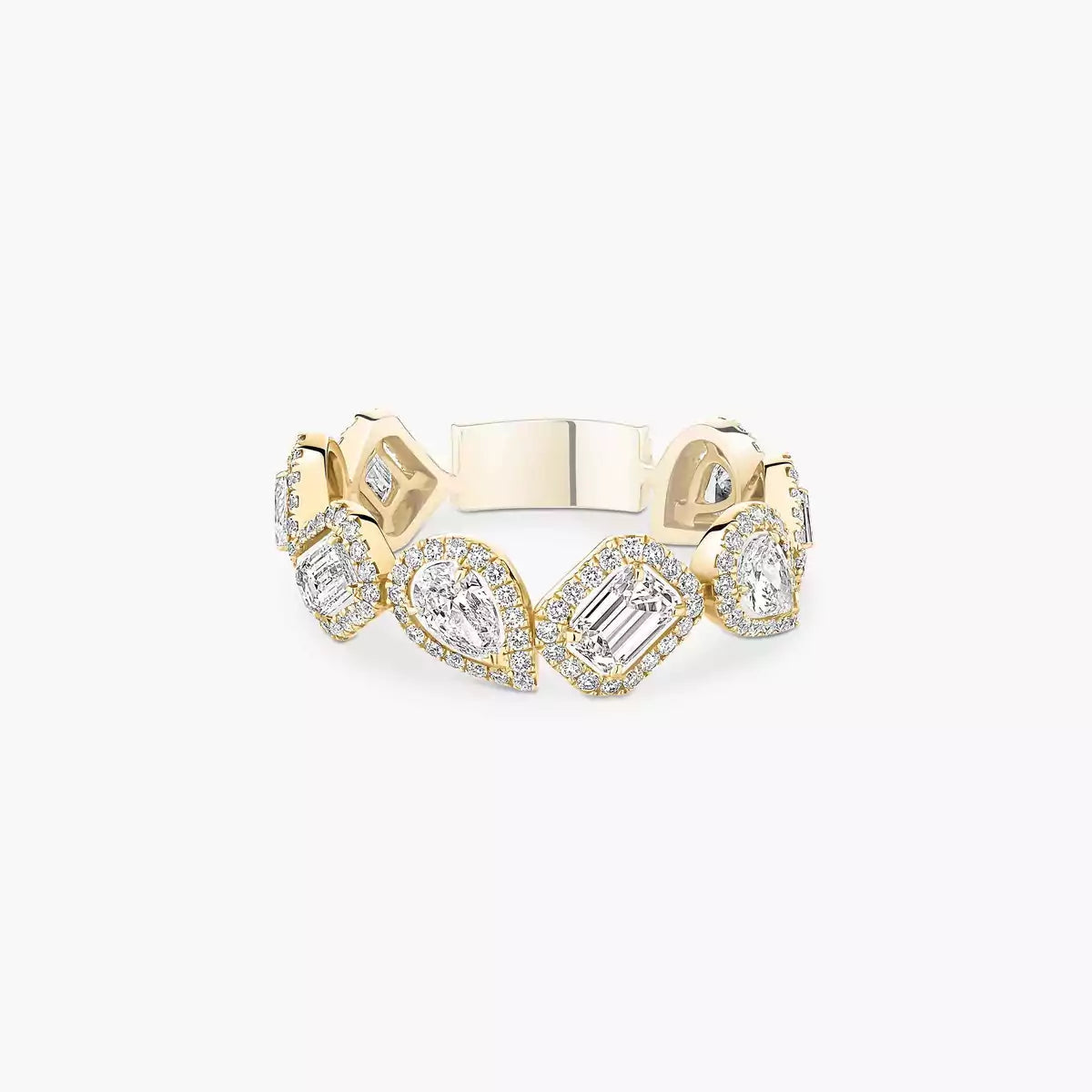 [Dawnora Jewelry]Diamond Wedding Ring My Twin