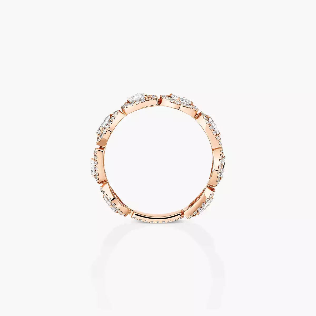 [Dawnora Jewelry]Diamond Wedding Ring My Twin