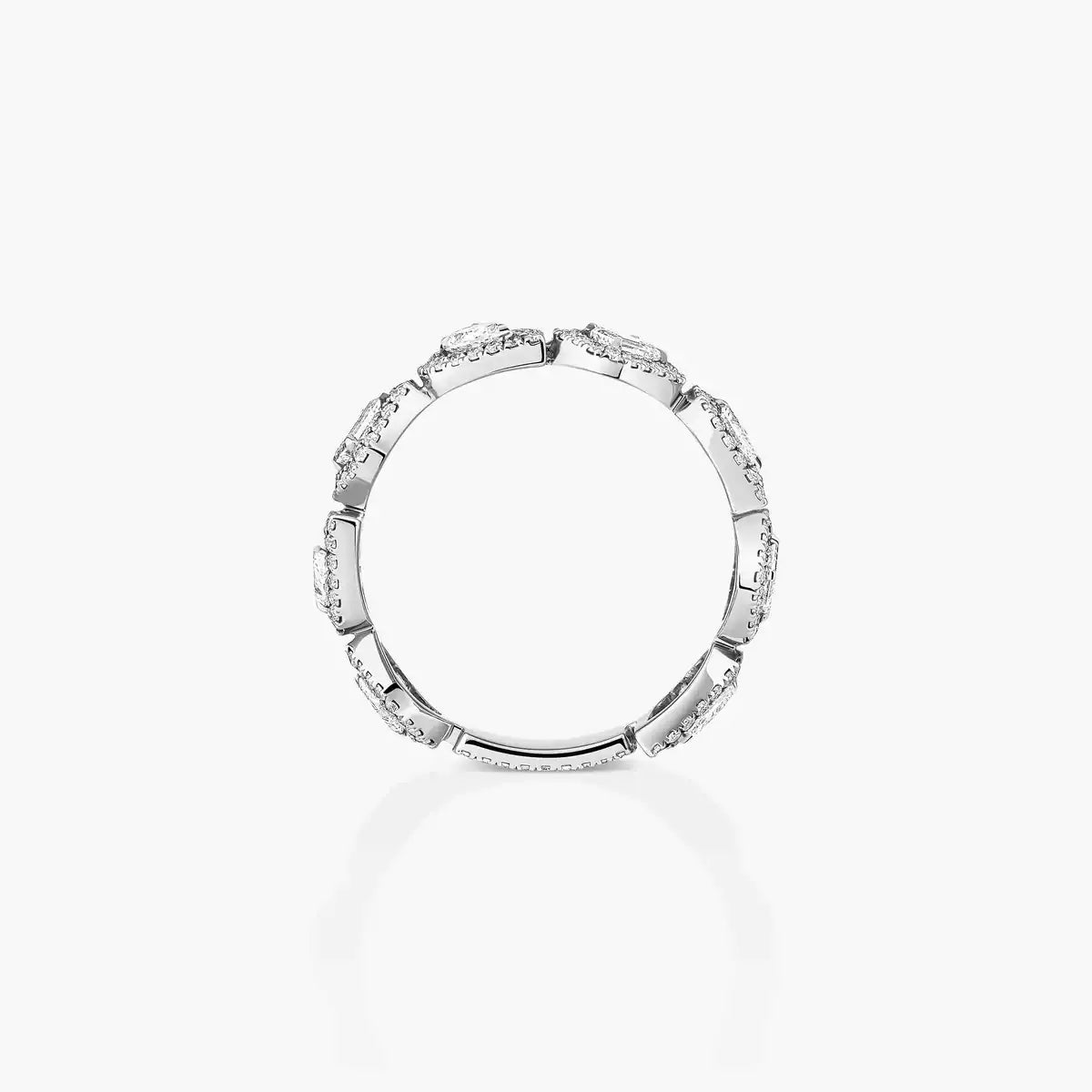 [Dawnora Jewelry]Diamond Wedding Ring My Twin