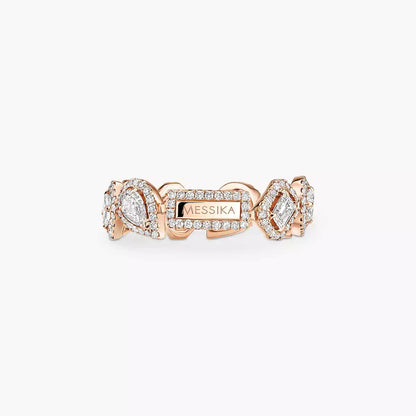 [Dawnora Jewelry]Diamond Wedding Ring My Twin