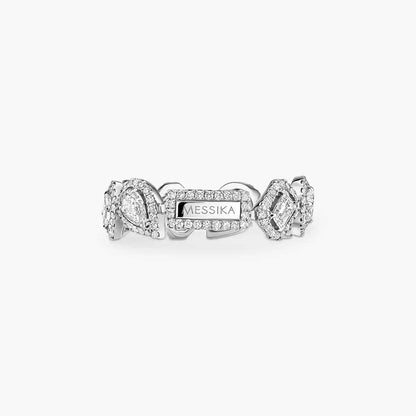 [Dawnora Jewelry]Diamond Wedding Ring My Twin