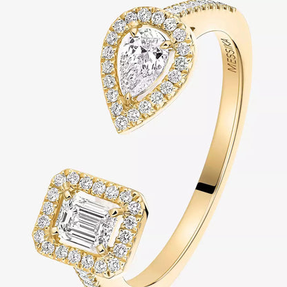 [Dawnora Jewelry]My Twin Toi Gold Diamond Ring