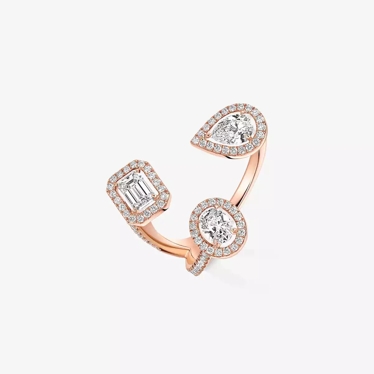 [Dawnora Jewelry] Diamond Ring 0,25ct My Twin Trilogy