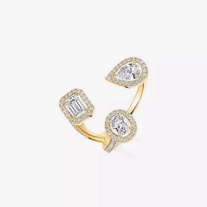 [Dawnora Jewelry] Diamond Ring 0,25ct My Twin Trilogy