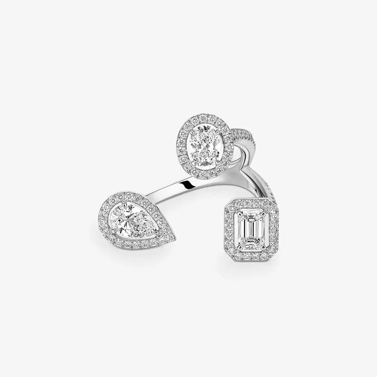 [Dawnora Jewelry] Diamond Ring 0,25ct My Twin Trilogy
