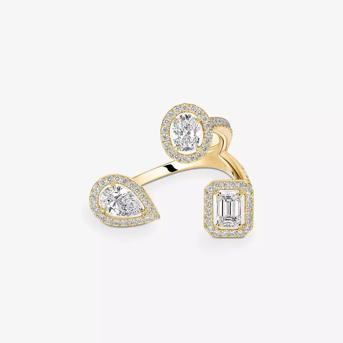 [Dawnora Jewelry] Diamond Ring 0,25ct My Twin Trilogy