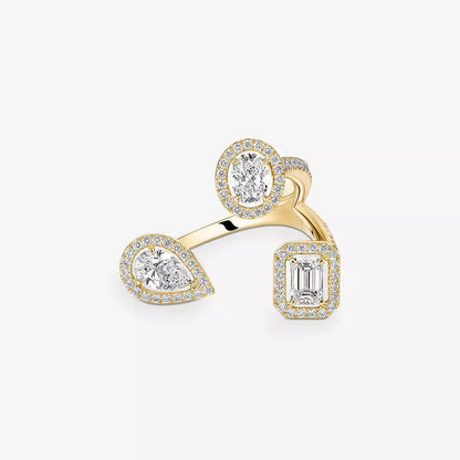 [Dawnora Jewelry] Diamond Ring 0,25ct My Twin Trilogy