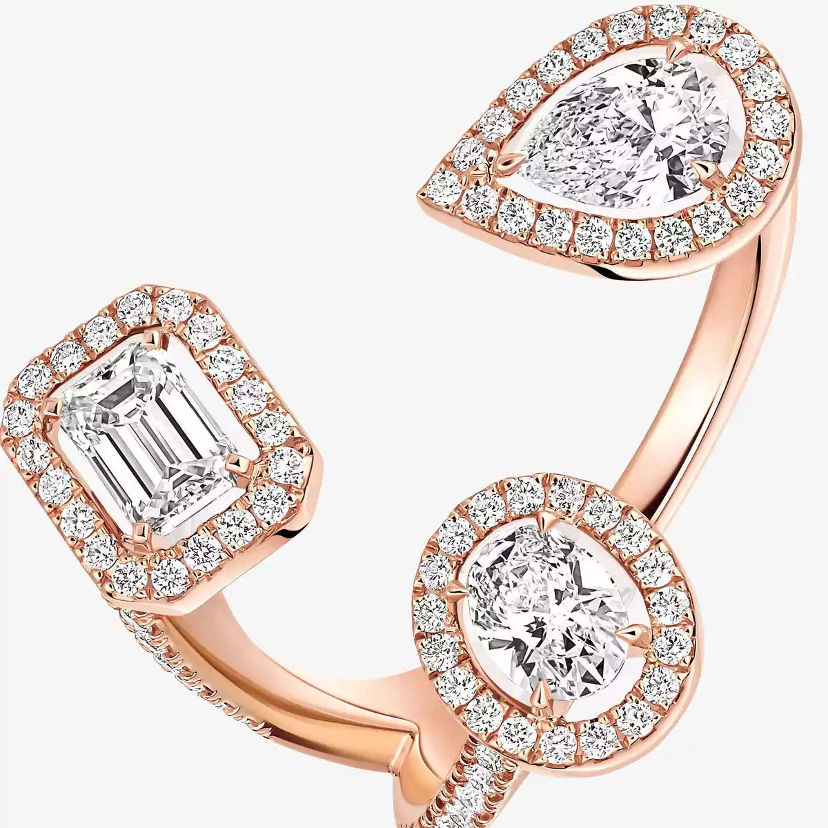 [Dawnora Jewelry] Diamond Ring 0,25ct My Twin Trilogy