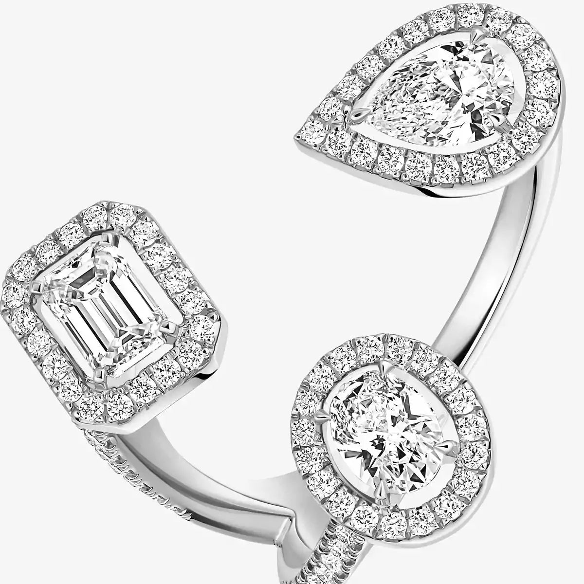 [Dawnora Jewelry] Diamond Ring 0,25ct My Twin Trilogy