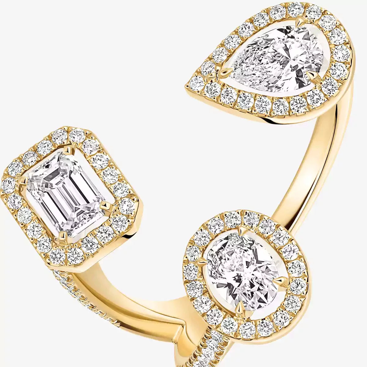 [Dawnora Jewelry] Diamond Ring 0,25ct My Twin Trilogy