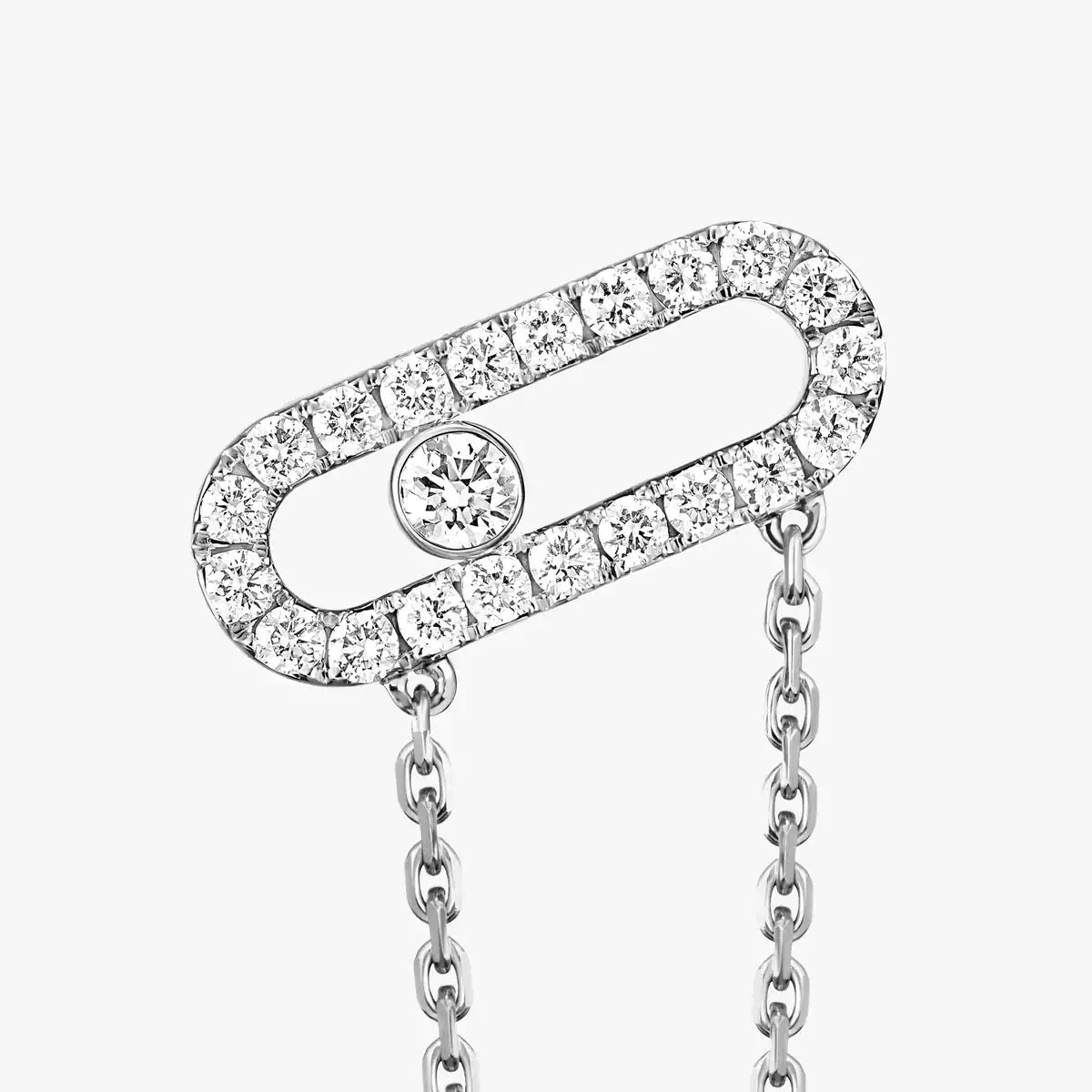 [Dawnora Jewelry]Move Uno Diamond Earrings