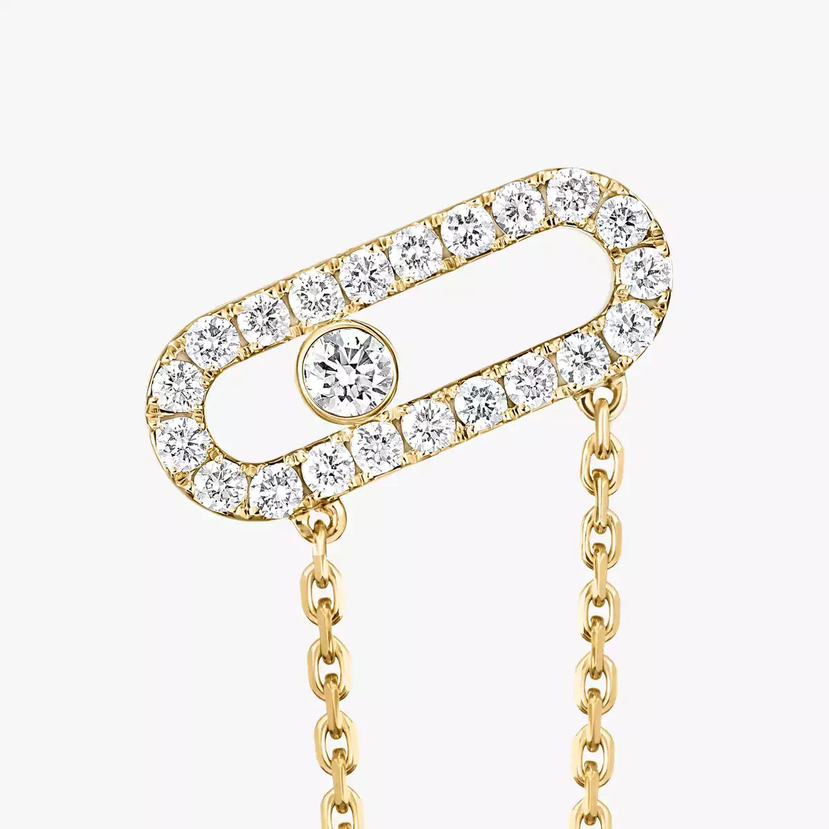 [Dawnora Jewelry]Move Uno Diamond Earrings