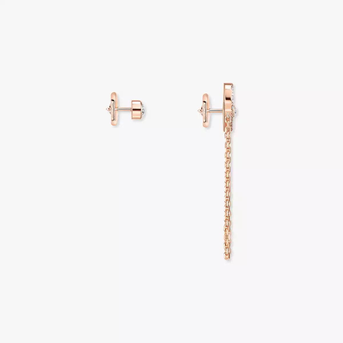 [Dawnora Jewelry]Move Uno Diamond Earrings