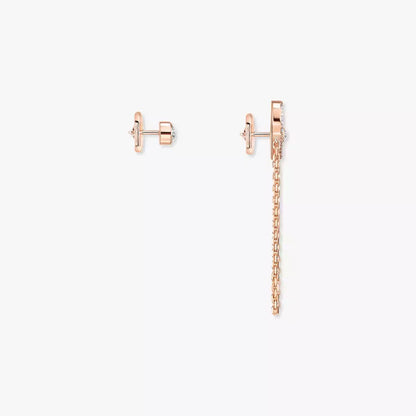 [Dawnora Jewelry]Move Uno Diamond Earrings