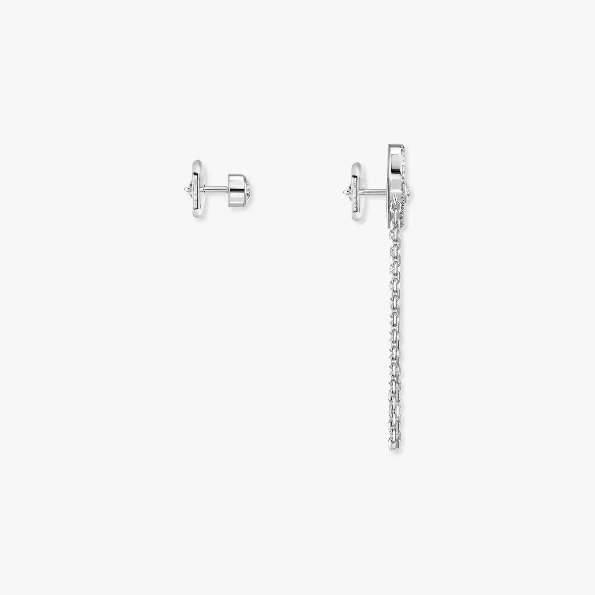 [Dawnora Jewelry]Move Uno Diamond Earrings