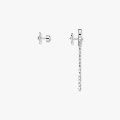 [Dawnora Jewelry]Move Uno Diamond Earrings