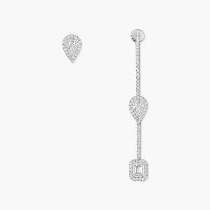 [Dawnora Jewelry]Diamond Drop Earrings My Twin