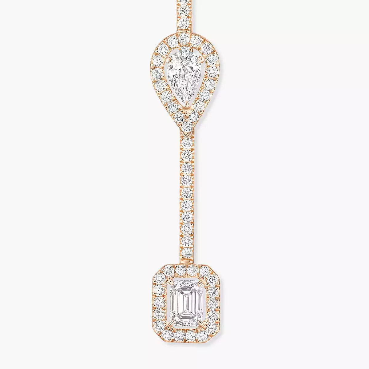 [Dawnora Jewelry]Diamond Drop Earrings My Twin