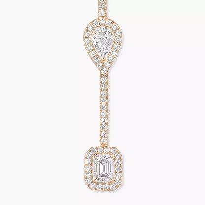 [Dawnora Jewelry]Diamond Drop Earrings My Twin