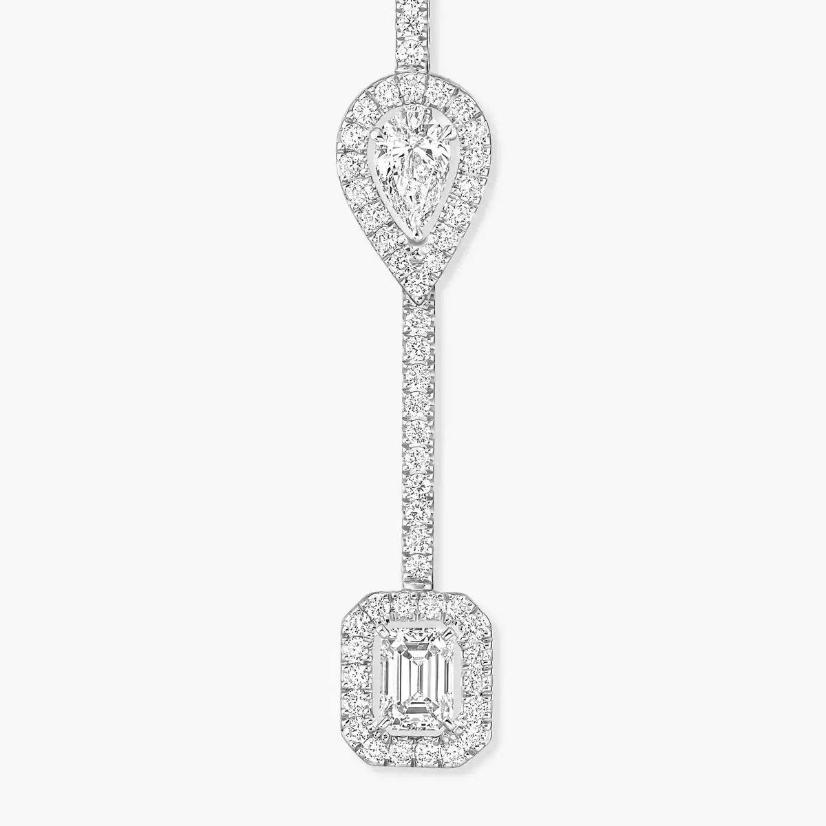 [Dawnora Jewelry]Diamond Drop Earrings My Twin